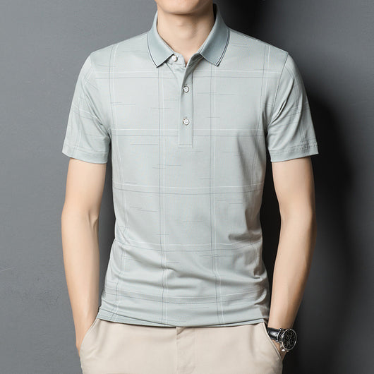 Camisa de Seda para Hombre sin Planchado - Rayas Ejecutivas Moderna - Image 12