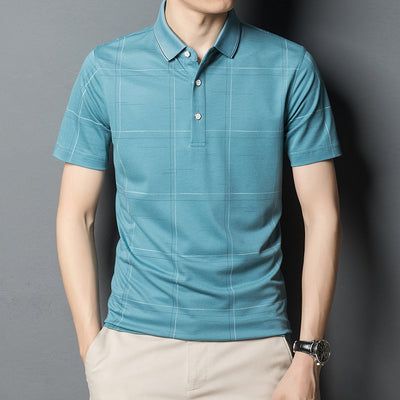 Camisa de Seda para Hombre sin Planchado - Rayas Ejecutivas Moderna - Image 3