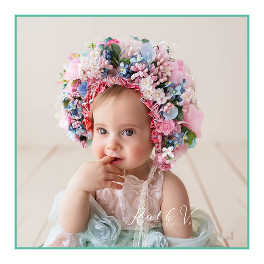 Diadema Floral para Bebé y Niña - Accesorios para el Cabello con Flores - Image 3