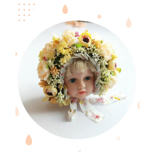 Diadema Floral para Bebé y Niña - Accesorios para el Cabello con Flores - Image 2