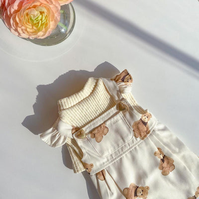 Falda Tirantes para Perro con Diseño Osito Bichón Teddy - Image 9