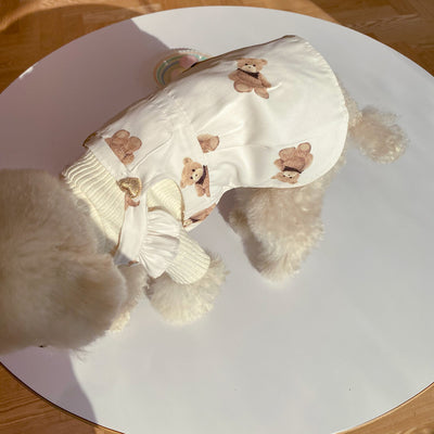 Falda Tirantes para Perro con Diseño Osito Bichón Teddy - Image 2