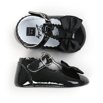 Zapatos de Princesa para Bebé con Moño y Espejo Brillante - Image 10