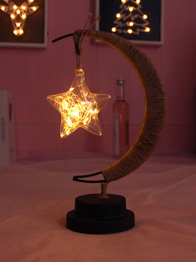 Lámpara Decorativa LED Luna y Estrellas con Alambre de Cobre - Image 11