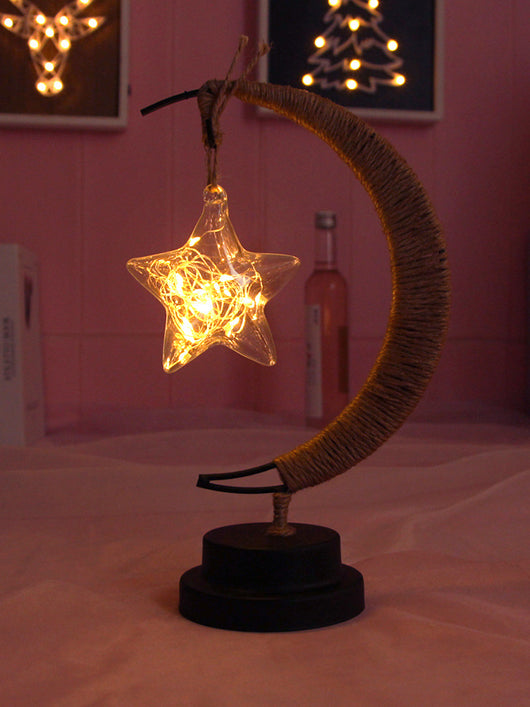 Lámpara Decorativa LED Luna y Estrellas con Alambre de Cobre - Image 11