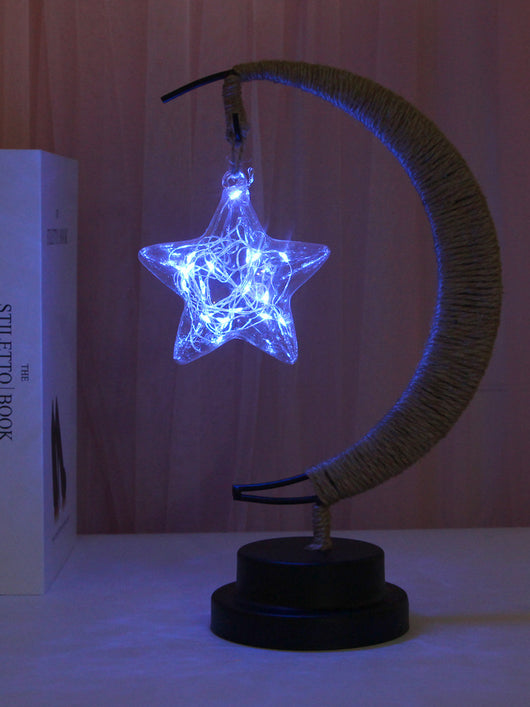 Lámpara Decorativa LED Luna y Estrellas con Alambre de Cobre - Image 16