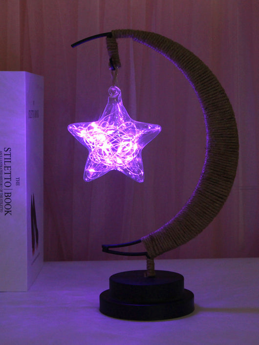 Lámpara Decorativa LED Luna y Estrellas con Alambre de Cobre - Image 17