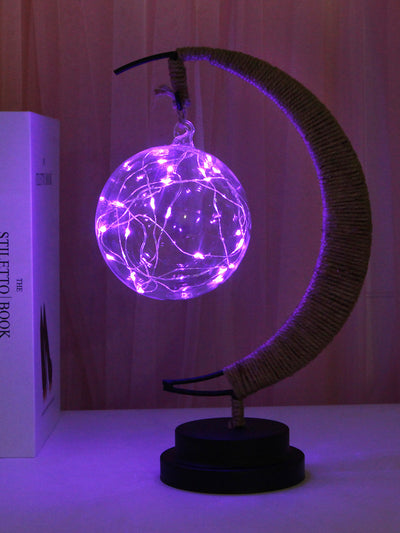Lámpara Decorativa LED Luna y Estrellas con Alambre de Cobre - Image 19