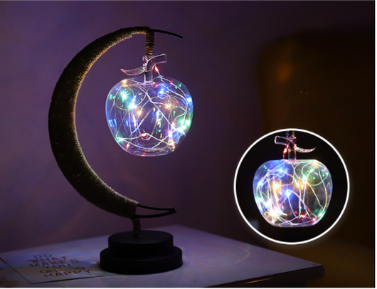 Lámpara Decorativa LED Luna y Estrellas con Alambre de Cobre - Image 20