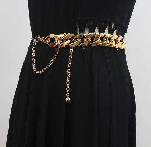 Cadena de Cintura Metálica para Mujer - Cinturón Decorativo Ajustable - Image 2