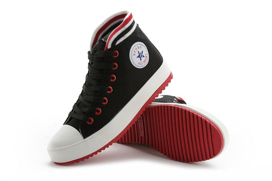 Zapatos de Lona Ligeros y Equilibrados para Mujer con Ribete de Color Sólido - Image 24