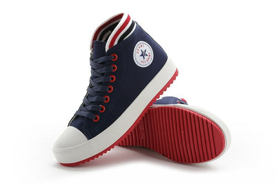 Zapatos de Lona Ligeros y Equilibrados para Mujer con Ribete de Color Sólido - Image 8