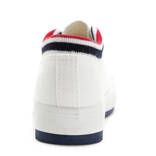 Zapatos de Lona Ligeros y Equilibrados para Mujer con Ribete de Color Sólido - Image 13