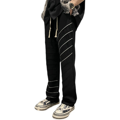 Pantalones Micro-Acampanados Drapeados Ultrafinos - Image 4