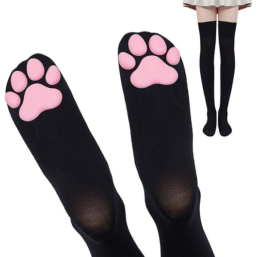 Calcetines Largos Anime Pata de Gato Hasta la Rodilla - Cosplay 2D - Image 4