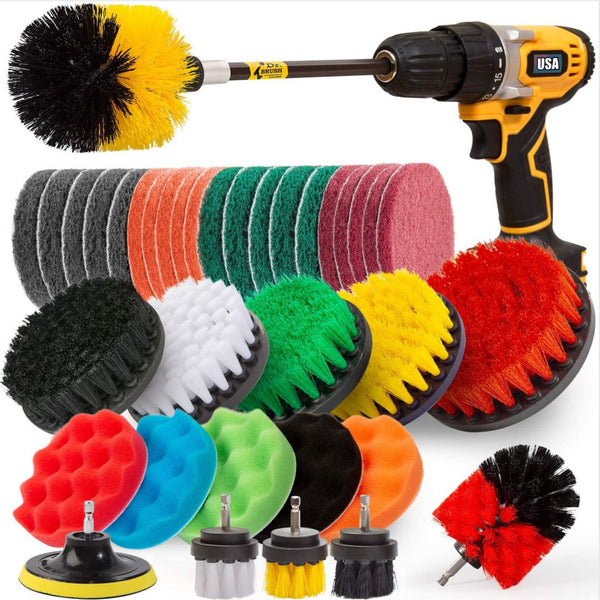 Kit Profesional de Limpieza con 37 Cepillos