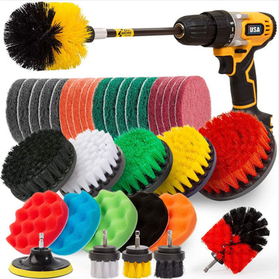 Kit Profesional de Limpieza con 37 Cepillos