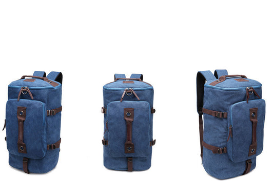 Mochila de Lona para Hombre - Gran Capacidad Deportiva y de Viaje - Image 11
