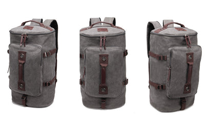 Mochila de Lona para Hombre - Gran Capacidad Deportiva y de Viaje - Image 13