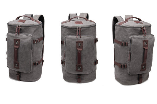 Mochila de Lona para Hombre - Gran Capacidad Deportiva y de Viaje - Image 13