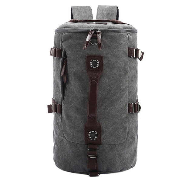 Mochila de Lona para Hombre - Gran Capacidad Deportiva y de Viaje