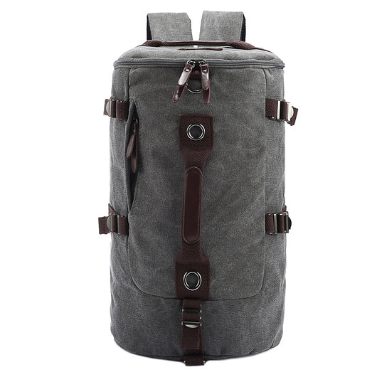 Mochila de Lona para Hombre - Gran Capacidad Deportiva y de Viaje