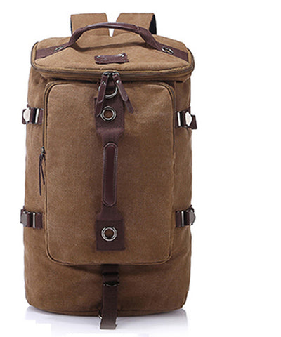 Mochila de Lona para Hombre - Gran Capacidad Deportiva y de Viaje - Image 5