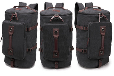 Mochila de Lona para Hombre - Gran Capacidad Deportiva y de Viaje - Image 8