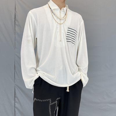 Blusa Blanca de Manga Larga Clásica y Versátil - Image 8