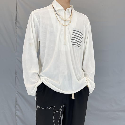 Blusa Blanca de Manga Larga Clásica y Versátil - Image 4