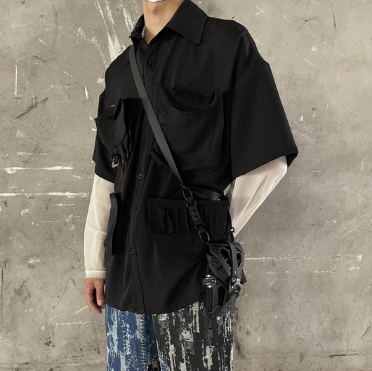 Camisa Casual Suelta de Manga Corta Ligera - Image 10