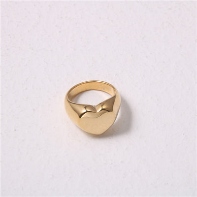 Aretes Corazón Hueco Bañados en Oro 18k - Diseño Trendy Femenino - Image 10