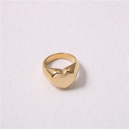 Aretes Corazón Hueco Bañados en Oro 18k - Diseño Trendy Femenino - Image 10