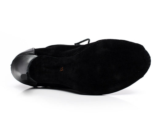 Botas de Tacón Alto para Baile Latino Mujer Negro - Image 3