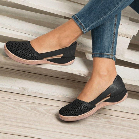 Sandalias Cuña con Detalles Calados - Comodidad y Estilo - Image 14