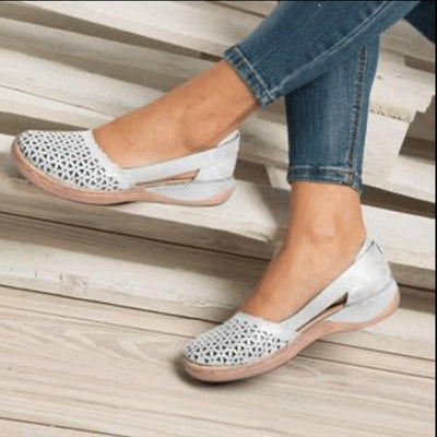 Sandalias Cuña con Detalles Calados - Comodidad y Estilo - Image 6