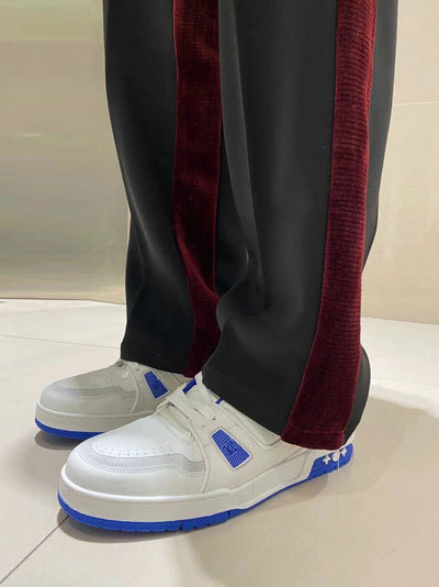 Pantalones Casuales de Pierna Recta Ancha y Suelta - Image 8