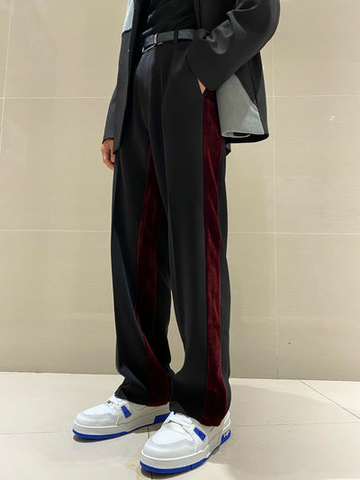 Pantalones Casuales de Pierna Recta Ancha y Suelta - Image 4