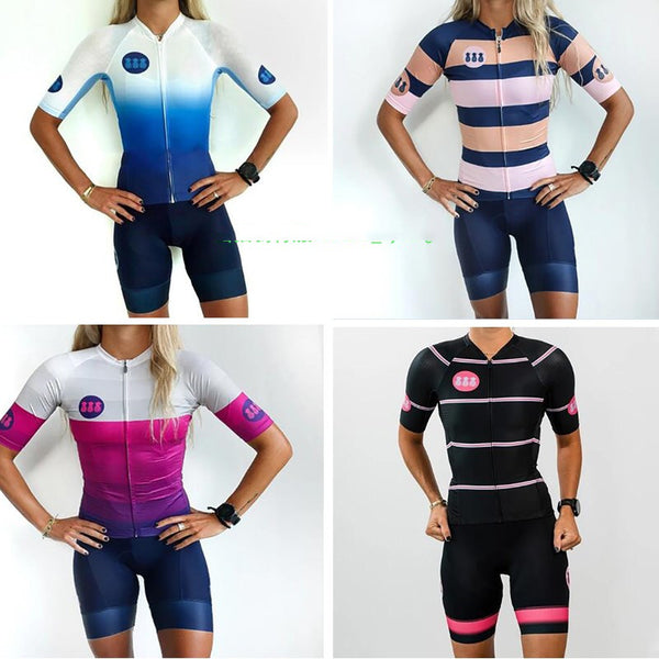 Conjunto Ciclista Femenino de Manga Corta