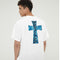 Playera Estampada Ripple con Letras Cruzadas