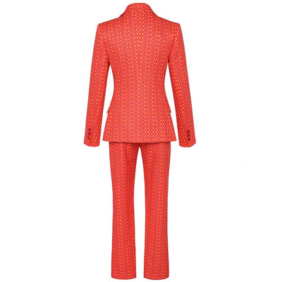 Blazer Floral de Un Botón para Mujer - Catwalk Suit - Image 4