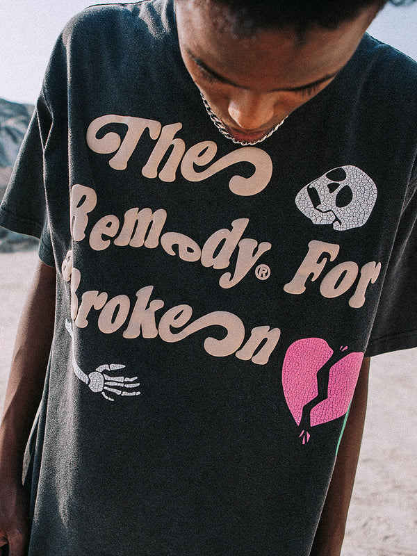 Camiseta Remedy Heart Manga Corta para Hombre