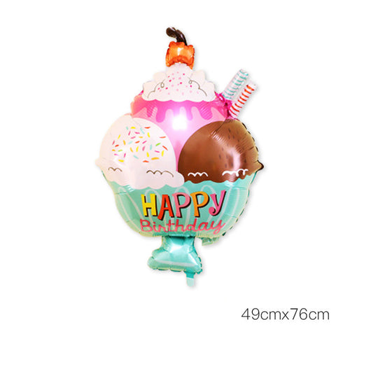 Globos Metalizados de Frutas para Decoración de Cumpleaños - Image 5