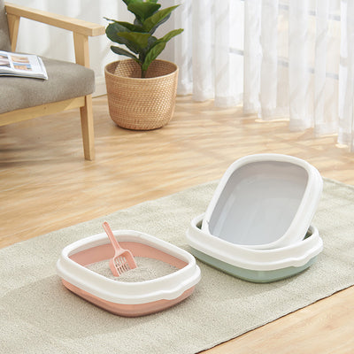 Arenero para Gatos Grande Desmontable Antiderrames