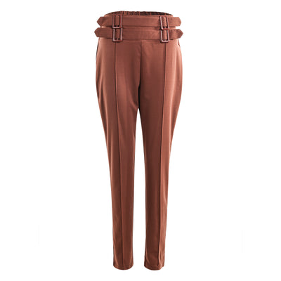 Pantalones Skinny Cintura Alta con Detalle de Cinturón - Image 6