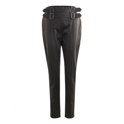 Pantalones Skinny Cintura Alta con Detalle de Cinturón - Image 8