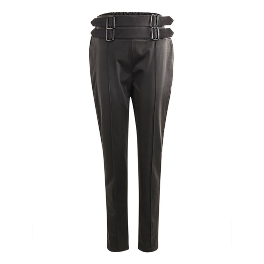 Pantalones Skinny Cintura Alta con Detalle de Cinturón - Image 8