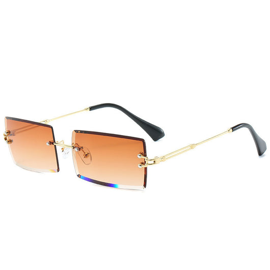 Gafas de Sol Rectangulares Minimalistas en Aleación Metálica - Image 21