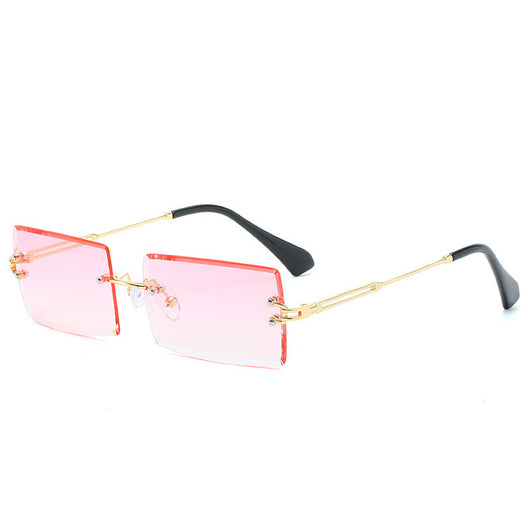 Gafas de Sol Rectangulares Minimalistas en Aleación Metálica - Image 7