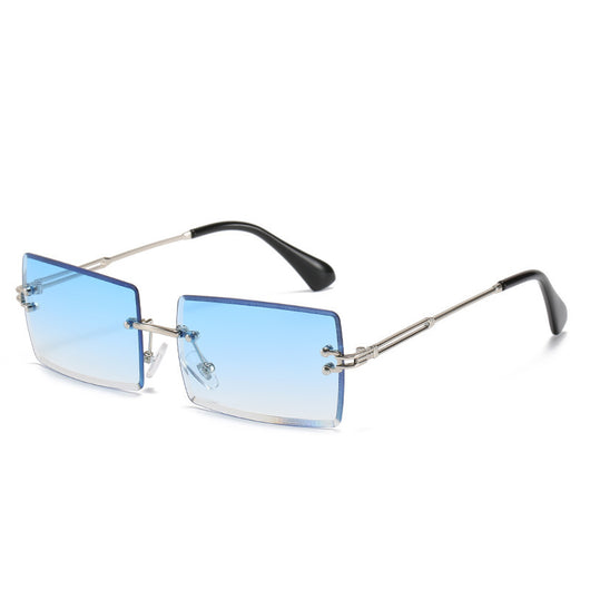 Gafas de Sol Rectangulares Minimalistas en Aleación Metálica - Image 14